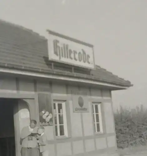 tolles altes Negativ Bahnhof Hilterode ??  20-30er Jahre