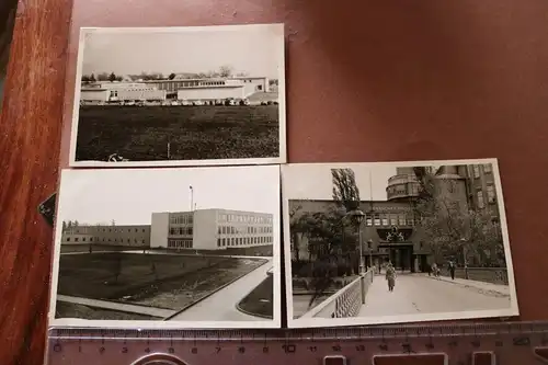drei tolle alte Fotos - Deutsches Museum u a. Gebäude München 50-60er Jahre ?