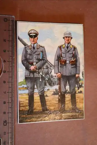 tolles altes Sammelbild Soldaten Luftwaffe - Nassauische Landesbank selten ??