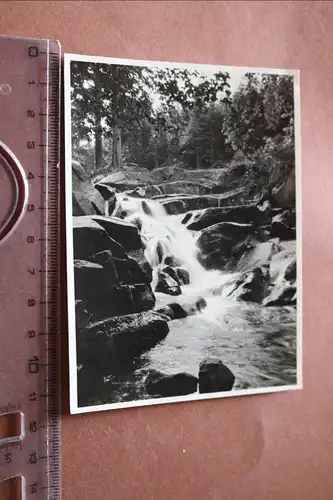 tolles altes Foto - Wasserfälle der Ilsefall-Kaskade Harz 1928