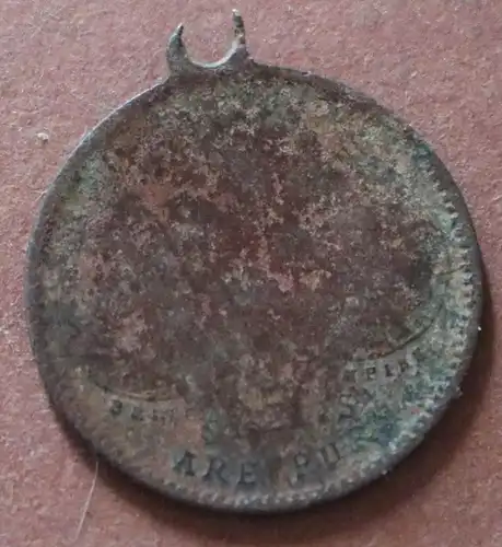 tolle alte 1902 coronation Medaille Krönung Medaillon Edward VII