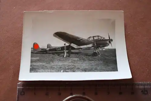 tolles altes Foto - Focke Wulf FW 189  auf Flugplatz
