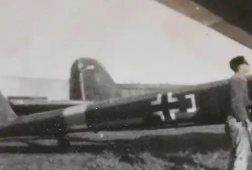 tolles altes Foto - Focke Wulf FW 189  auf Flugplatz