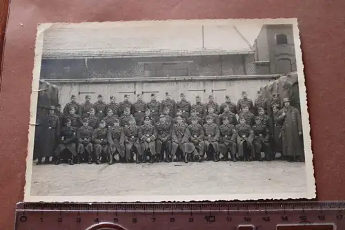 tolles altes Gruppenfoto - Flak-Batterie 1941 an der ???