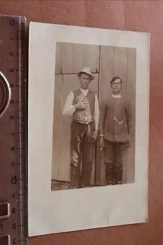 tolles altes Foto zwei Männer - Serben - 1917