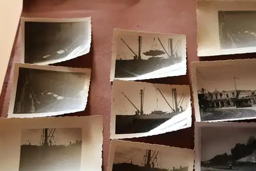 22 alte Fotos- Soldaten , zerst. Spähwagen, Zerstörtes Rotterdam - Niederlande