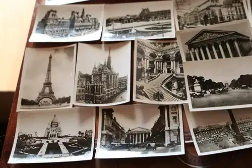 24 alte Souvenierfotos aus Paris - Frankreich - 40er Jahre 