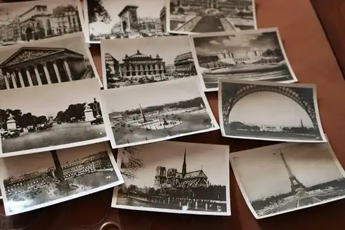 24 alte Souvenierfotos aus Paris - Frankreich - 40er Jahre 