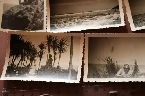 10 alte Fotos - Soldaten an der Atlantikküste St. Michel und Lüreon ???