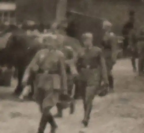 vier  alte Fotos- Soldaten  General Küchler,  Rheinübung - 1941