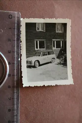 tolles altes Foto Oldtimer Kombi der PGH Elektronik Stadtroda  