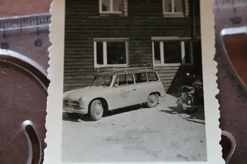 tolles altes Foto Oldtimer Kombi der PGH Elektronik Stadtroda