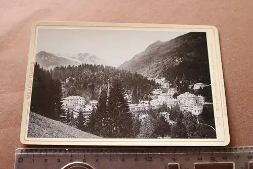 tolles altes Kabinettfoto  Souvenier - Wildbad Gastein