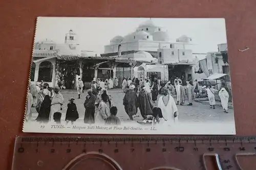 tolle alte Karte Tunis Mosquée Sidi-Mahrez 1910-20 ???