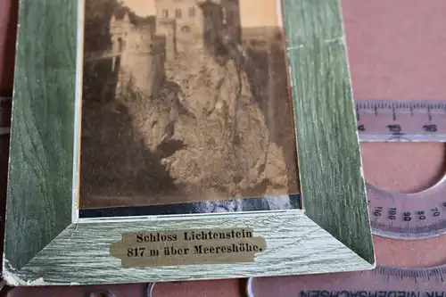 tolle alte Karte - Schloss Lichtenfels - mit Folie davor ?? 1907 