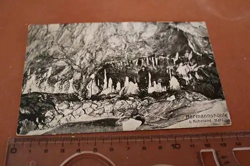 tolle alte Karte  Hermannshöhle b. Rübeland Harz   1912