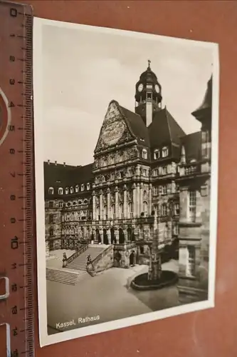 tolle alte Karte  Rathaus von Kassel -  30-50er Jahre ????
