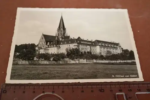 tolle alte Karte - Gebäude - St. Ottilien von Süden  1950 