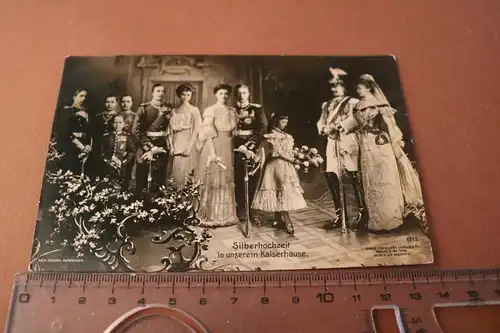 tolle alte Karte  Silberhochzeit im Kaiserhause -