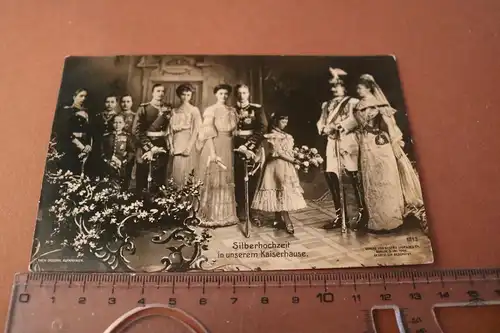 tolle alte Karte  Silberhochzeit im Kaiserhause - 