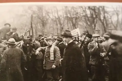 tolles altes Foto - Berlin Freiheitsbewegung  Revolution  Freikorps-  Repro !!!!