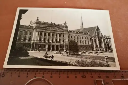 tolle alte Karte - Universität Leipzig  50-70er Jahre ???