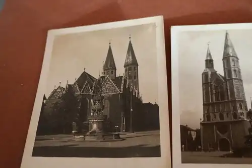 drei tolle alte Fotos - vers.  Kirchen - Ort ???   1910-30 ???