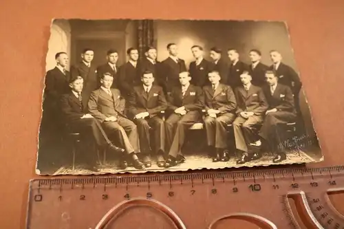 tolles altes Foto -  Gruppenfoto Schüler Studenten ? 1937  Pfarrkirchen