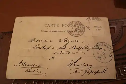 tolle alte Karte  Paris I´Exposition Universelle - 1900 - Weltausstellung ???