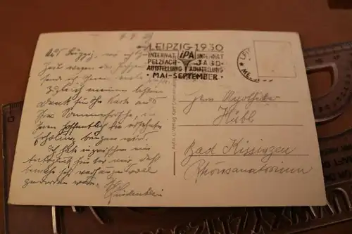 tolle alte Karte  Leipzig - Partie am Reichsgericht 