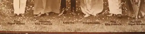 tolle alte Karte -  Familienfoto - Kronprinz, Kronprinzessin ,Prinzen u. Prinzes