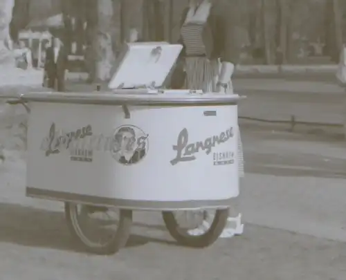 Top-Negativ - Langnese Eisverkaufswagen - 50er Jahre ???