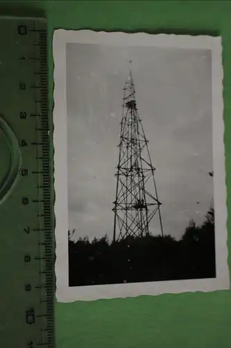 tolles altes Foto - Beobachtungsturm ??? Funktturm ??? 