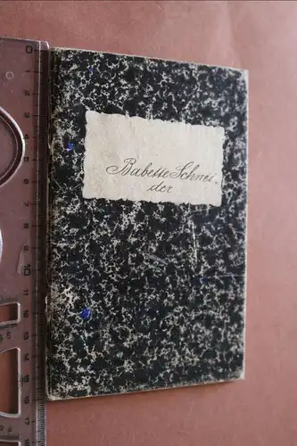 tolles altes Diensboten-Buch einer Frau aus Zirndorf - 1905 