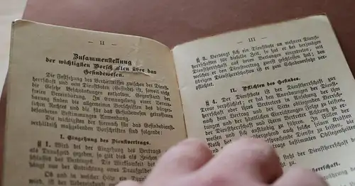 tolles altes Diensboten-Buch einer Frau aus Zirndorf - 1905