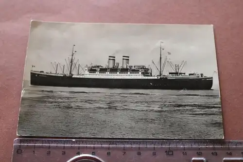 tolle alte Fotokarte - Passagierdampfer Hamburg - 1944