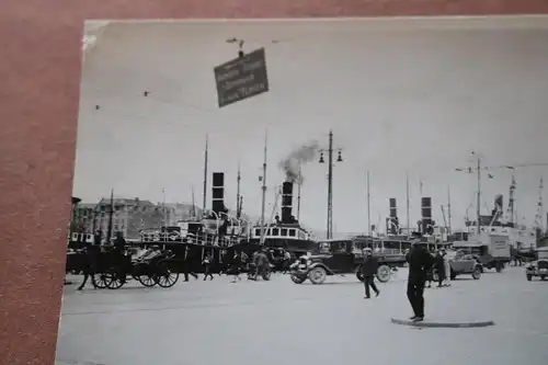 tolles altes Foto - Repro ?? Dampfschiffe - Bergen - 20-30er Jahre 