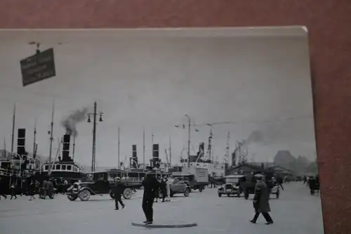 tolles altes Foto - Repro ?? Dampfschiffe - Bergen - 20-30er Jahre 