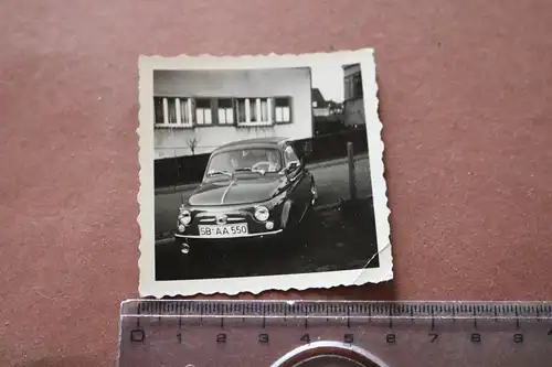 tolles altes Foto Oldtimer Fiat 500