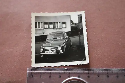 tolles altes Foto Oldtimer Fiat 500 
