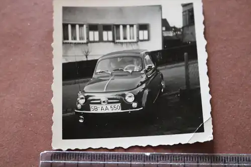 tolles altes Foto Oldtimer Fiat 500 