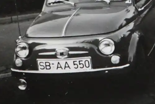 tolles altes Foto Oldtimer Fiat 500 