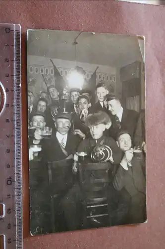 tolles altes Foto -  Gruppe Studenten , Burschenschaft - 1910-20 ?