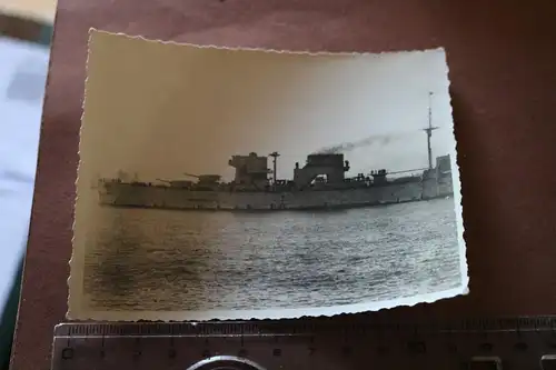 altes Foto nationalspanischer Schwerer Kreuzer Canarias 