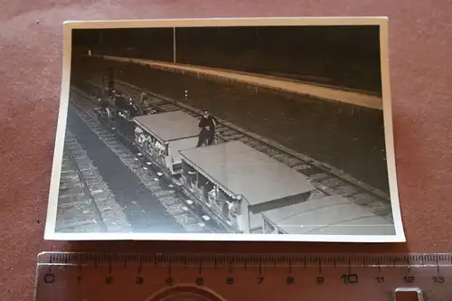 tolles altes Foto - Museumsfahrt mit der ersten deutschen Dampflok Adler 