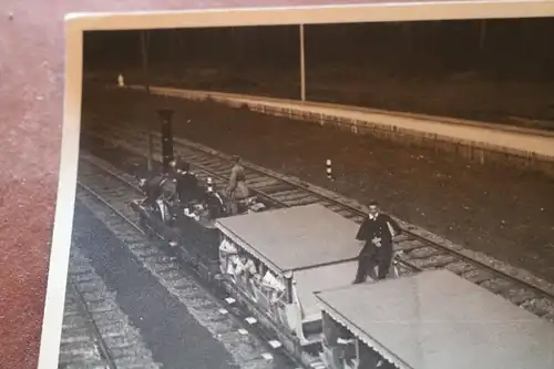 tolles altes Foto - Museumsfahrt mit der ersten deutschen Dampflok Adler