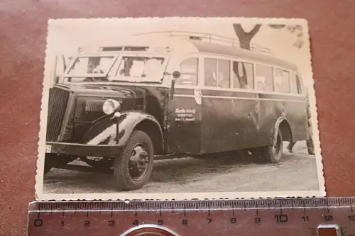 tolles altes Foto Oldtimer Bus - Reisebus ? 1947  Martha Schu Spedition ???