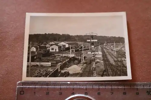 tolles altes Foto Bahnhof Audun-le-Roman Frankreich - 40-50er Jahre ??