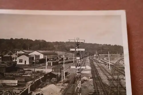 tolles altes Foto Bahnhof Audun-le-Roman Frankreich - 40-50er Jahre ??