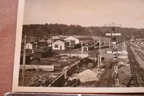 tolles altes Foto Bahnhof Audun-le-Roman Frankreich - 40-50er Jahre ??